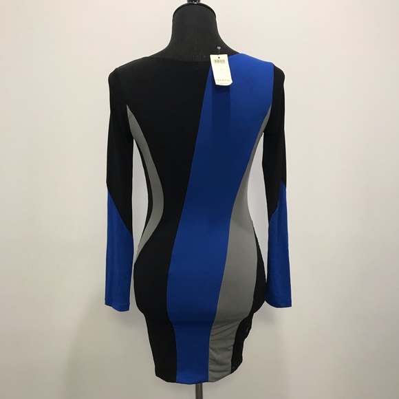 Arden B Colorblocking Bodycon Dress - Picture 6 of 9